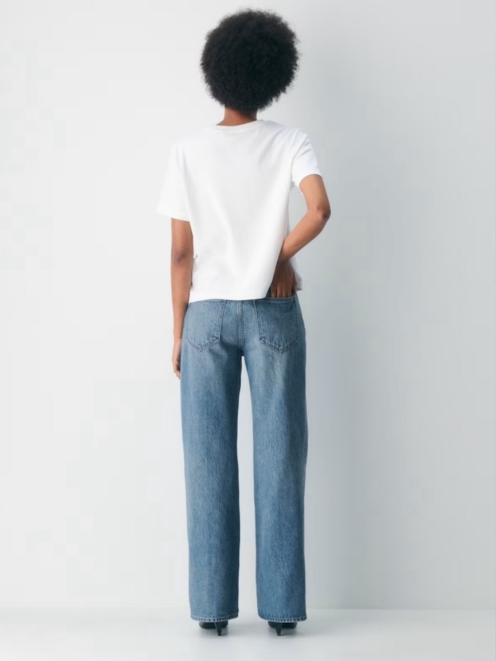 Aritzia Denim Forum The Farrah Hi-Rise Wide Jeans Baggy Size 29 - Picture 2 of 9